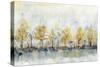 Abstract Autumn Trees 3-Patti Bishop-Stretched Canvas