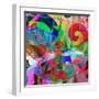 Abstract Background, Color Painted Graffiti-Andriy Zholudyev-Framed Art Print