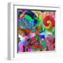 Abstract Background, Color Painted Graffiti-Andriy Zholudyev-Framed Art Print