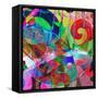 Abstract Background, Color Painted Graffiti-Andriy Zholudyev-Framed Stretched Canvas