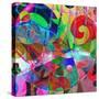 Abstract Background, Color Painted Graffiti-Andriy Zholudyev-Stretched Canvas