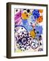 Abstract Background, Color Painted Graffiti-Andriy Zholudyev-Framed Art Print