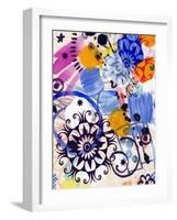 Abstract Background, Color Painted Graffiti-Andriy Zholudyev-Framed Art Print