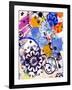 Abstract Background, Color Painted Graffiti-Andriy Zholudyev-Framed Art Print