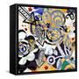 Abstract Background, Color Painted Graffiti-Andriy Zholudyev-Framed Stretched Canvas