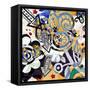 Abstract Background, Color Painted Graffiti-Andriy Zholudyev-Framed Stretched Canvas