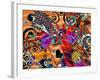 Abstract Background, Color Painted Graffiti-Andriy Zholudyev-Framed Art Print