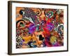 Abstract Background, Color Painted Graffiti-Andriy Zholudyev-Framed Art Print