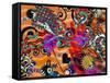 Abstract Background, Color Painted Graffiti-Andriy Zholudyev-Framed Stretched Canvas