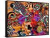 Abstract Background, Color Painted Graffiti-Andriy Zholudyev-Framed Stretched Canvas