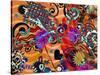 Abstract Background, Color Painted Graffiti-Andriy Zholudyev-Stretched Canvas