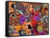 Abstract Background, Color Painted Graffiti-Andriy Zholudyev-Framed Stretched Canvas