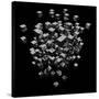 Abstract Background Cubes Explosion On Black-andegro4ka-Stretched Canvas