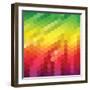 Abstract Background for Design-Melamory-Framed Photographic Print