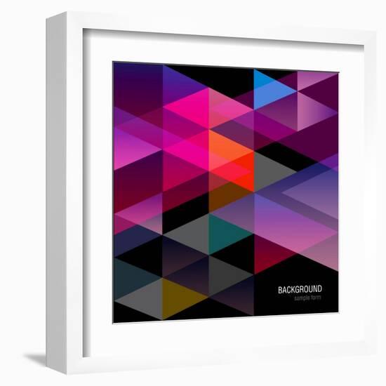 Abstract Background for Design-windesign-Framed Art Print