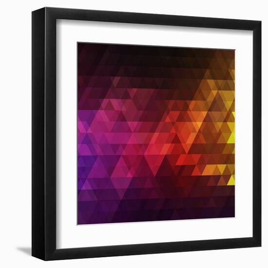 Abstract Background for Design-Melamory-Framed Art Print