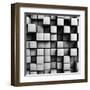 Abstract Background From Concrete Cubes-FreshPaint-Framed Art Print