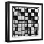 Abstract Background From Concrete Cubes-FreshPaint-Framed Art Print