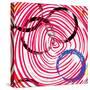 Abstract Background Pattern, with Circles, Strokes and Splashes-Kirsten Hinte-Stretched Canvas