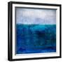 Abstract Background with Blue and White Color-elegeyda-Framed Photographic Print