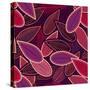 Abstract Background with Lilac Leaves-Lola Tsvetaeva-Stretched Canvas