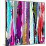 Abstract Background, with Strokes, Splashes and Geometric Lines-Kirsten Hinte-Mounted Art Print