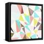 Abstract Background with Triangles and Colorful Geometric Shapes. Texture Pattern for Covers, Banne-Romas_Photo-Framed Stretched Canvas