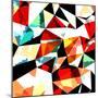 Abstract Background with Triangles and Colorful Geometric Shapes. Texture Pattern for Covers, Banne-Romas_Photo-Mounted Art Print