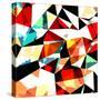 Abstract Background with Triangles and Colorful Geometric Shapes. Texture Pattern for Covers, Banne-Romas_Photo-Stretched Canvas