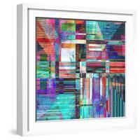 Abstract Background-Tanor-Framed Art Print