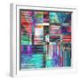 Abstract Background-Tanor-Framed Art Print