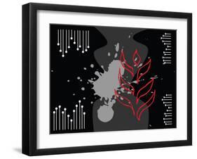 Abstract Background-kmolnar-Framed Art Print