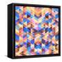 Abstract Background-pbukal-Framed Stretched Canvas