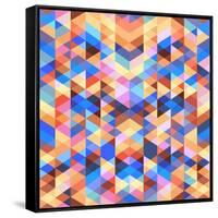 Abstract Background-pbukal-Framed Stretched Canvas