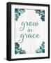 Abstract Balance VI Crop I Grace-Lisa Audit-Framed Art Print