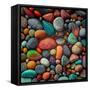 Abstract Beach Pebbles III-Lena Owens-Framed Stretched Canvas