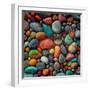 Abstract Beach Pebbles III-Lena Owens-Framed Photo