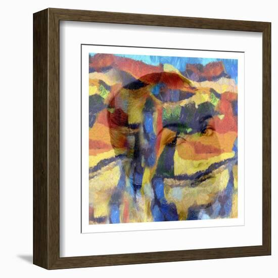 Abstract Beauty-Sheldon Lewis-Framed Art Print