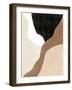 Abstract Beige and Brown Art No.2-Elena Ristova-Framed Giclee Print