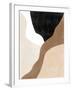 Abstract Beige and Brown Art No.2-Elena Ristova-Framed Giclee Print