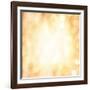 Abstract Beige Blur Background-Anna Omelchenko-Framed Art Print