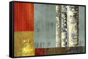 Abstract Birches II-Sloane Addison  -Framed Stretched Canvas