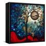 Abstract Bird Cat-Megan Aroon Duncanson-Framed Stretched Canvas