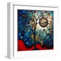 Abstract Bird Cat-Megan Aroon Duncanson-Framed Art Print