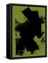 Abstract Black and Tarragon Study-Robert Hilton-Framed Stretched Canvas