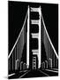 Abstract Black and White Bridge-nn555-Mounted Art Print