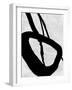 Abstract Black and White No.17-Robert Hilton-Framed Art Print