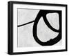 Abstract Black and White No.18-Robert Hilton-Framed Art Print