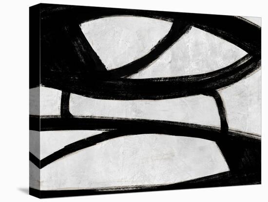 Abstract Black and White No.19-Robert Hilton-Stretched Canvas