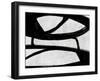 Abstract Black and White No.19-Robert Hilton-Framed Art Print